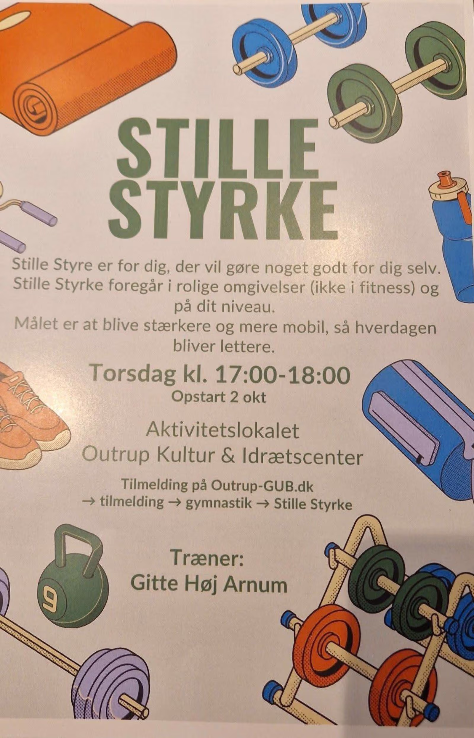 Bliv stærkere i rolige omgivelser