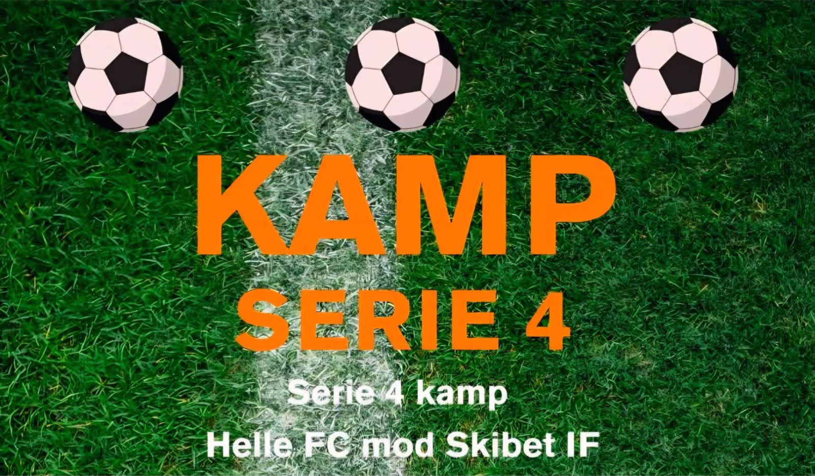 Helle FC møder Skibet IF i en kamp i serie 4.