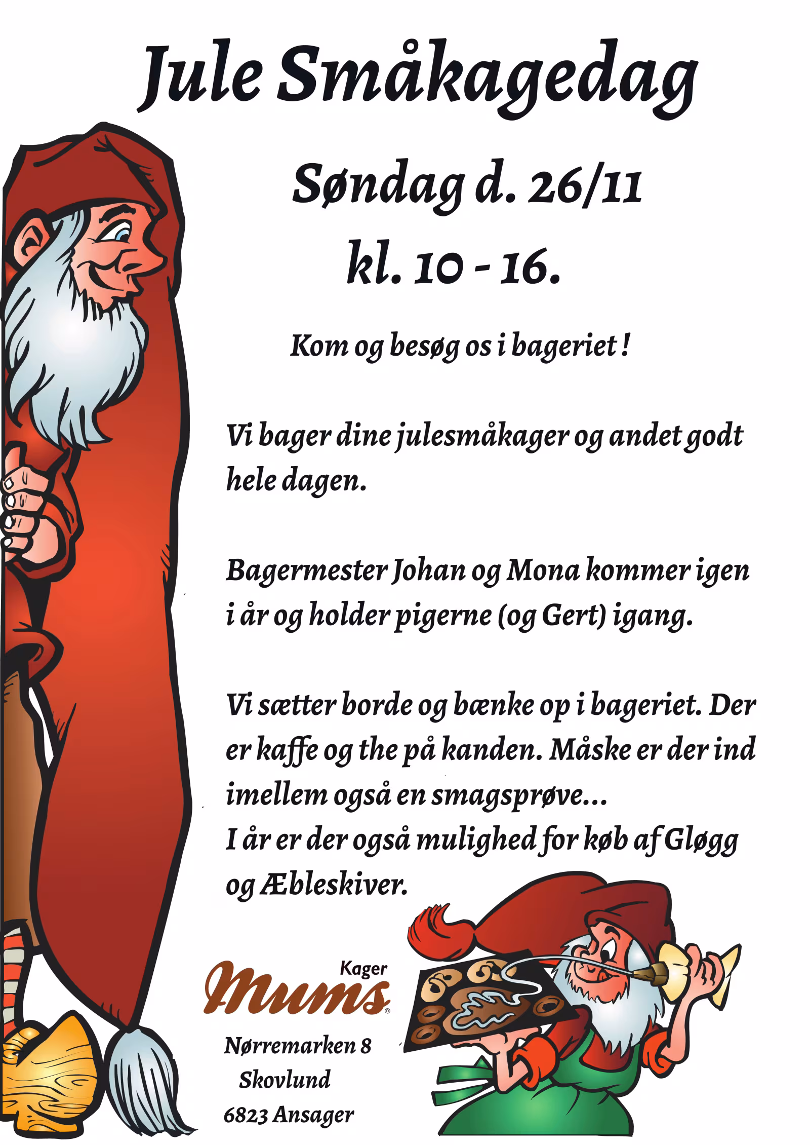 Julesmåkagedag - Mums