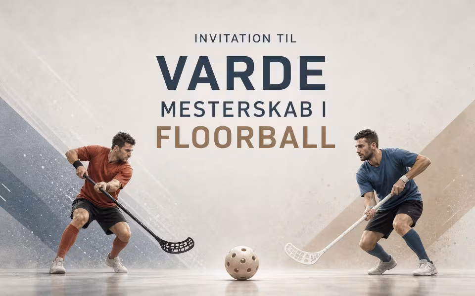 Invitation til Varde mesterskab i Floorball