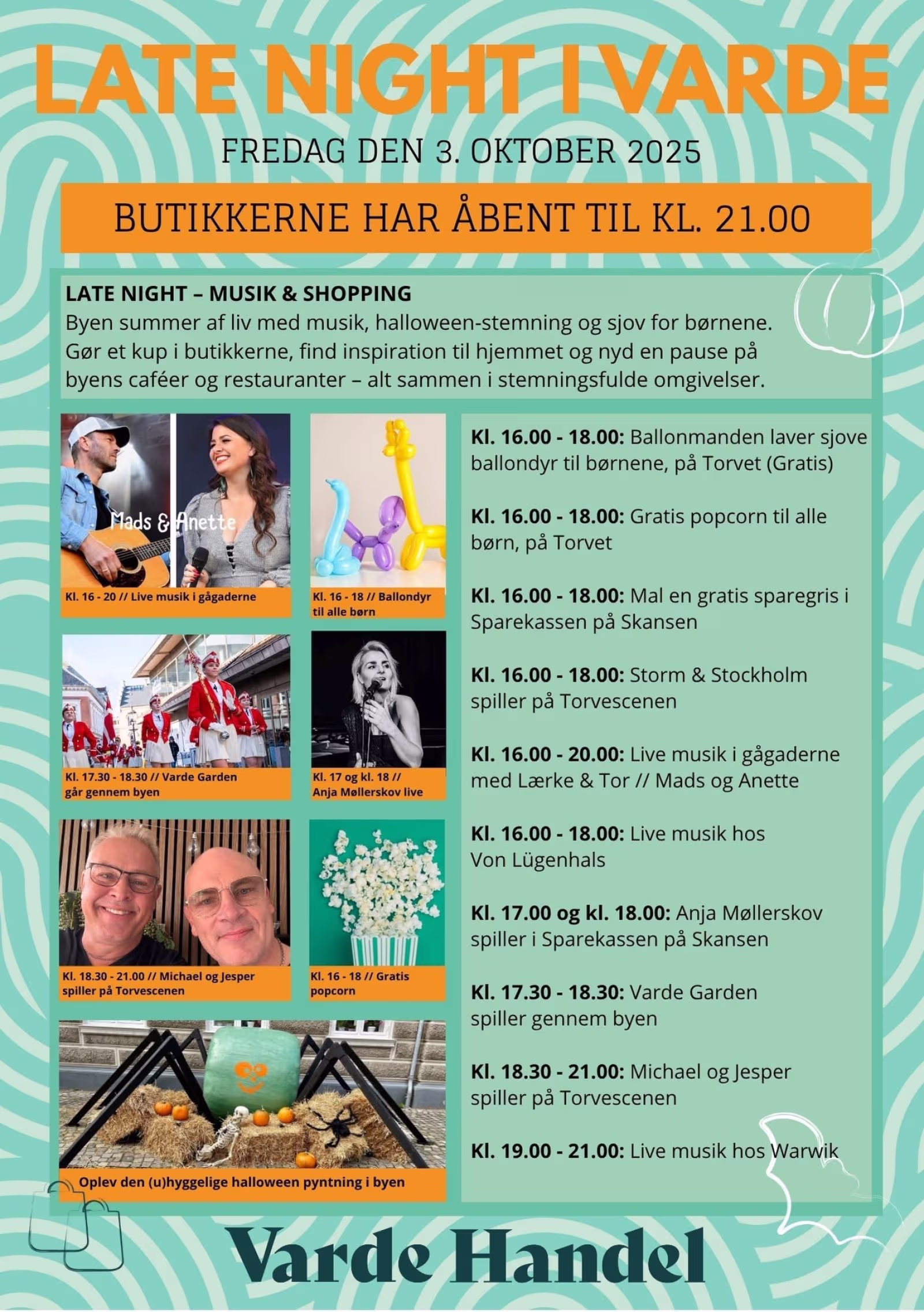 Late Night i Varde på fredag 10-21