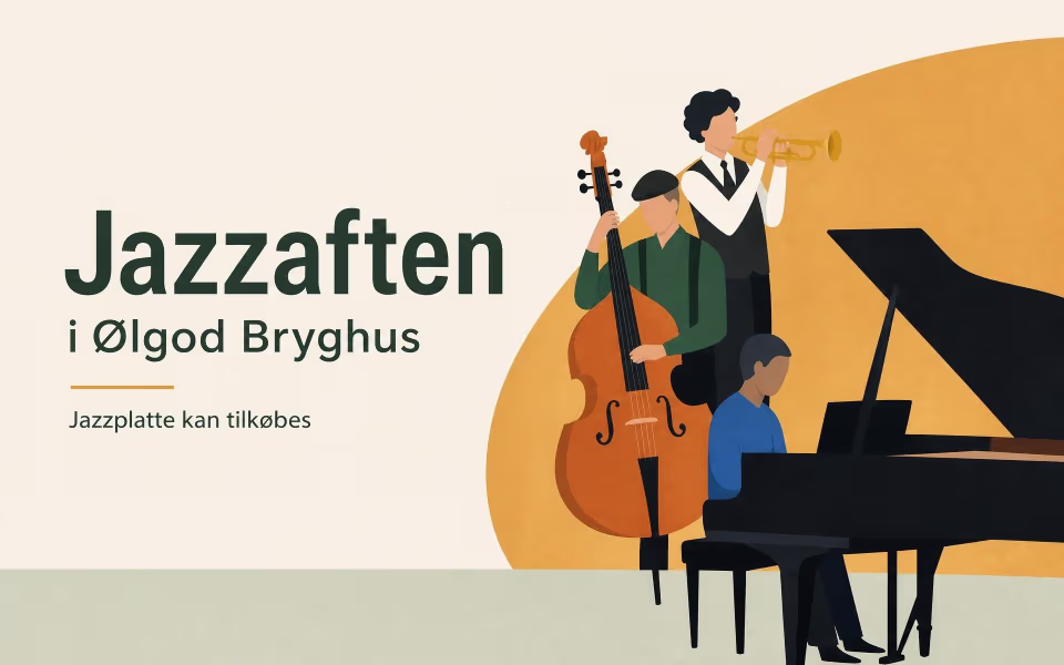 Jazzaften i Ølgod Bryghus - Jazzplatte kan tilkøbes