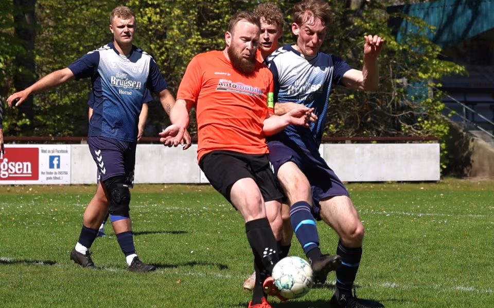 HTS fodbold serie 3 herre tabte 0 -1 til Alslev på Tistrup Stadion.