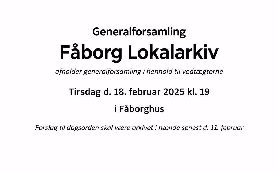 Fåborg Lokalarkiv