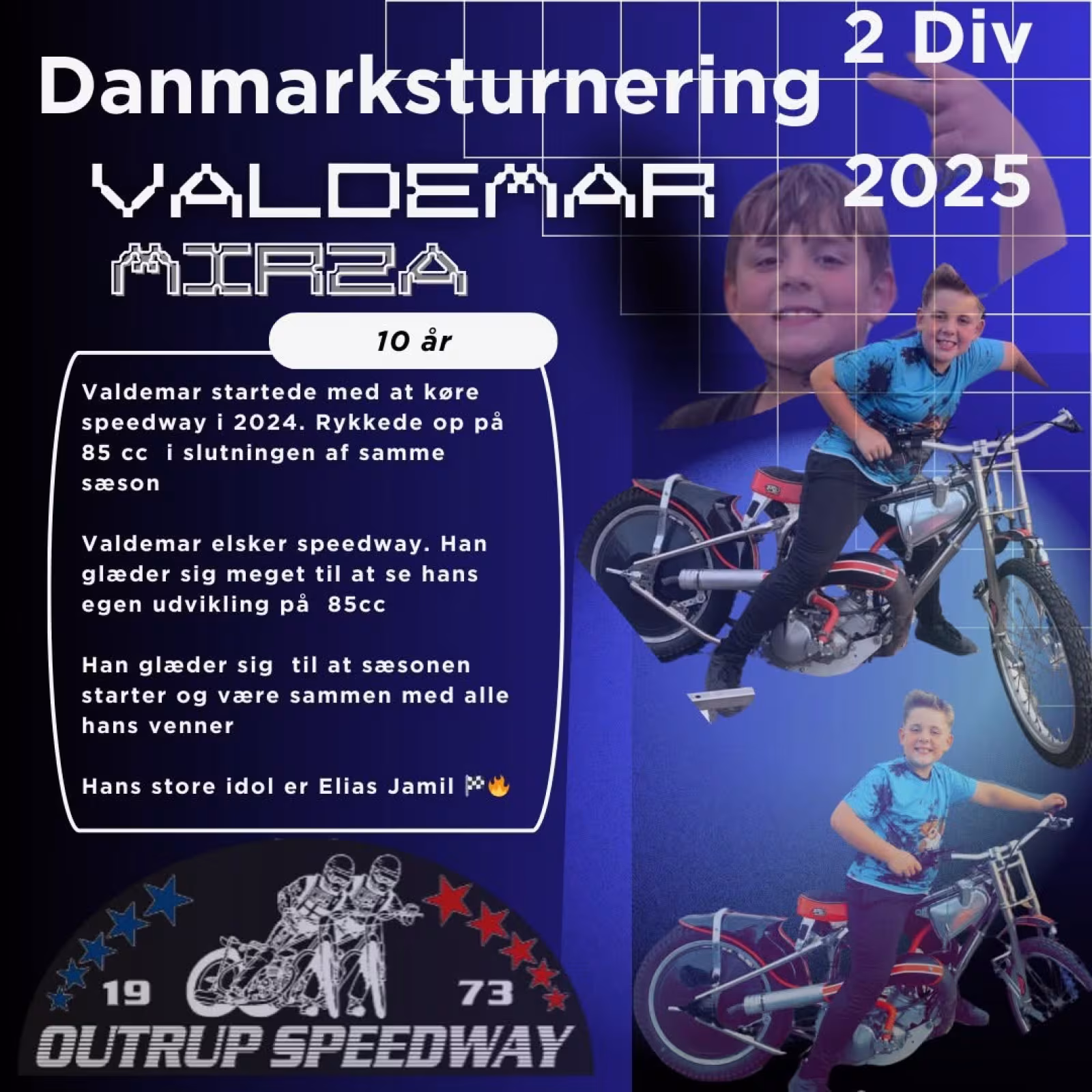 Valdemar Mirza Klar til Speedway 2025
