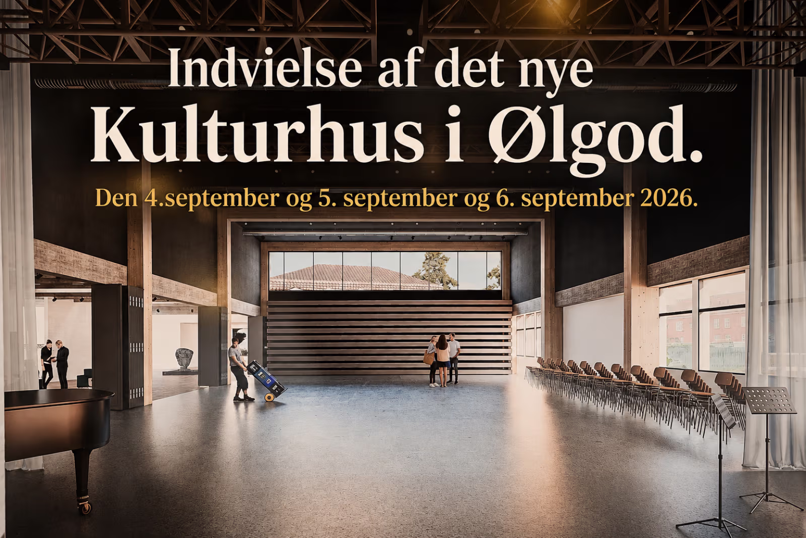 Indvielse af det nye Kulturhus i Ølgod