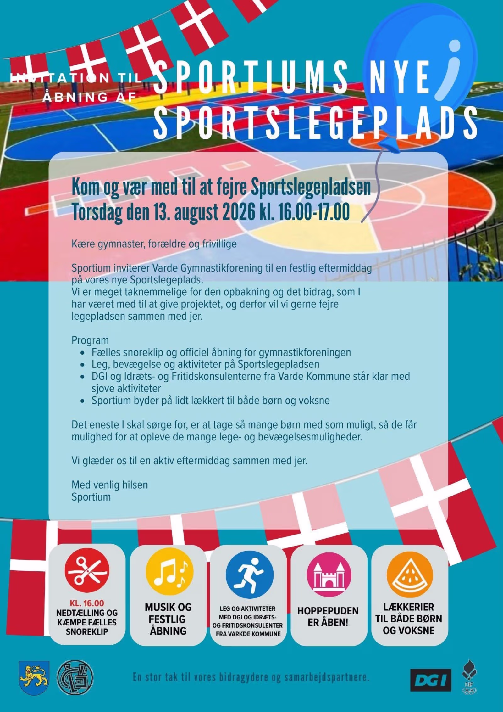 Sportium inviterer til bevægelsesfest