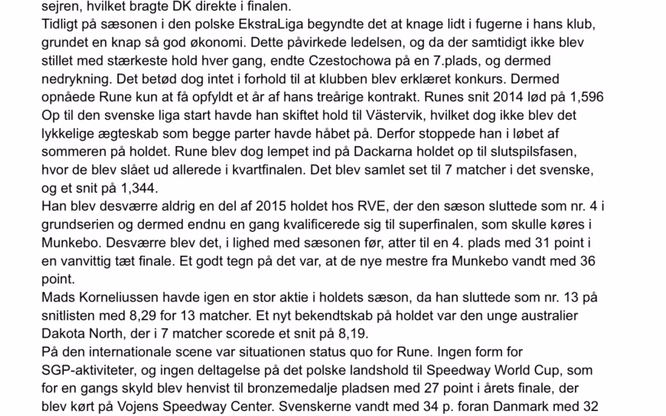 Rune Holta (del 3)
