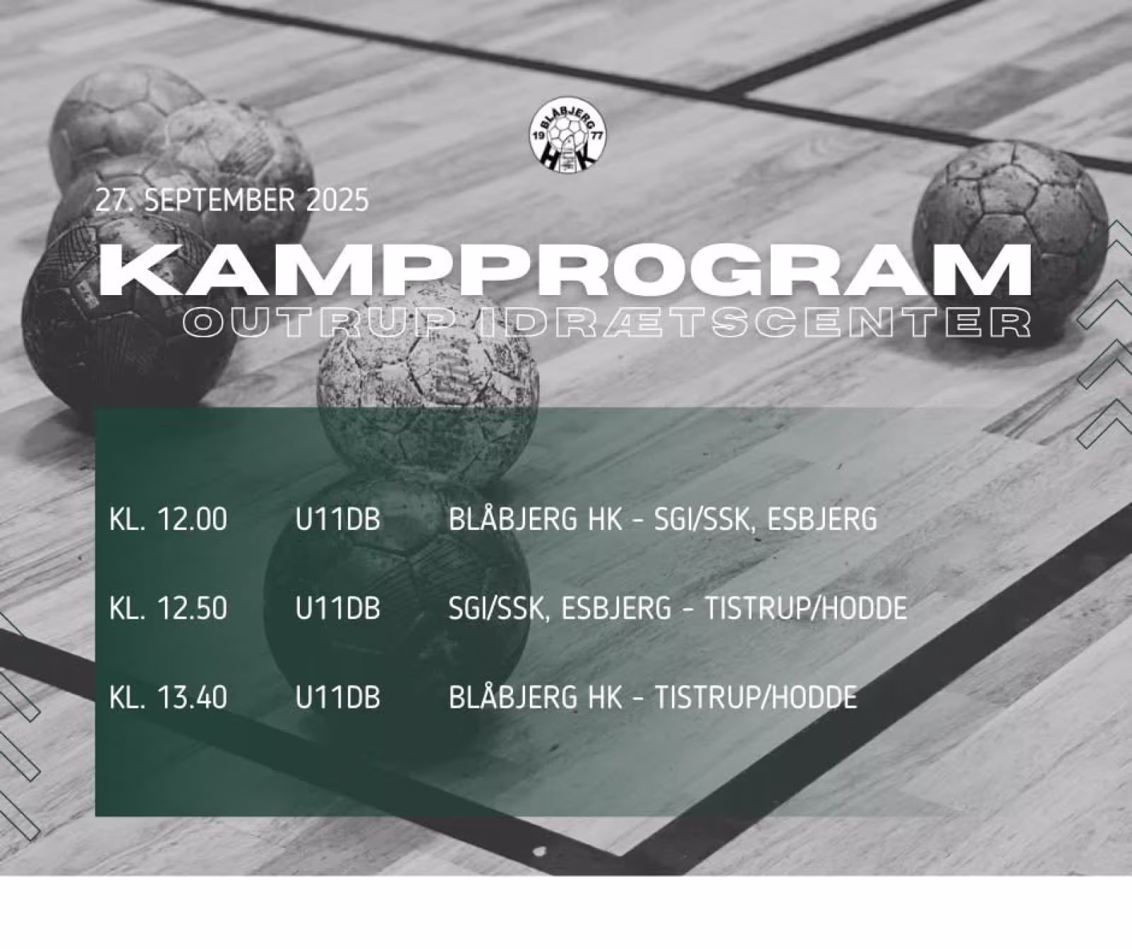 Håndboldkampe i Outrup Idrætscenter