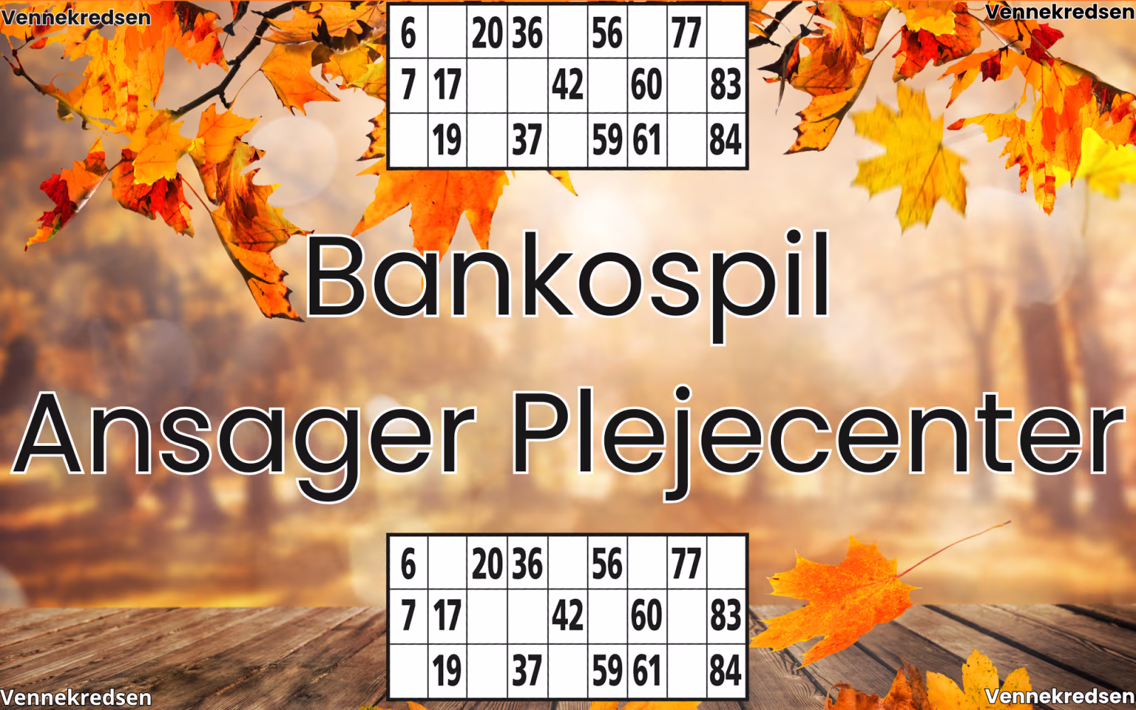 Bankospil på Ansager Plejecenter