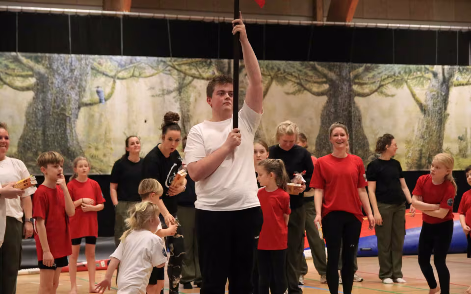 Forårsstemning i Outrup med GUB Gymnastik