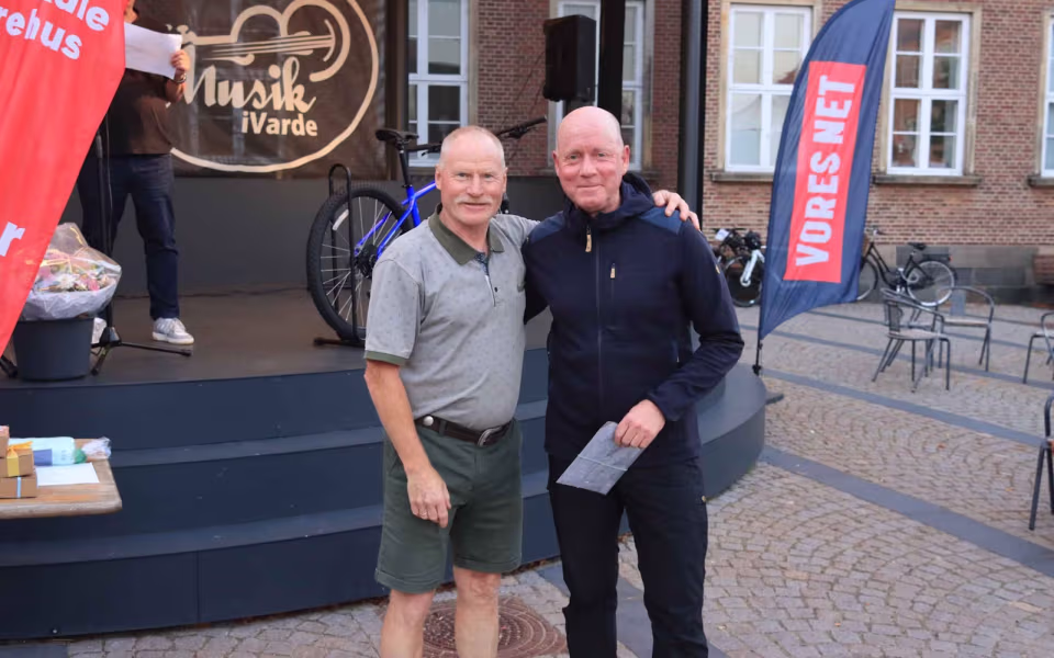 Sponsorløb skabte fest på torvet