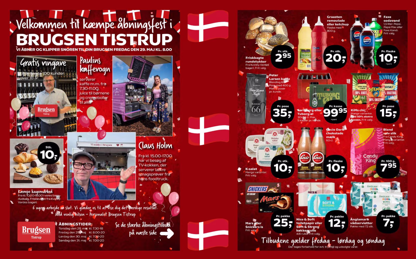 Brugsen Tistrup slår dørene op til kæmpe åbningsfest.