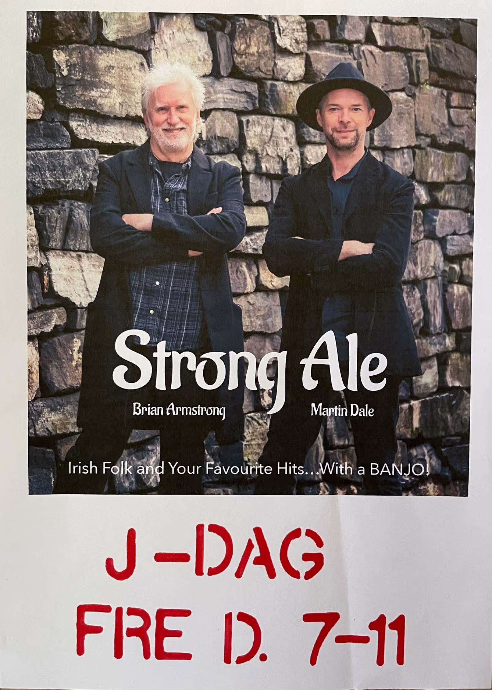 J-dag med live musik fredag