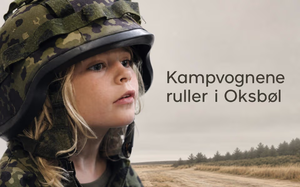 Kampvognene ruller i Oksbøl