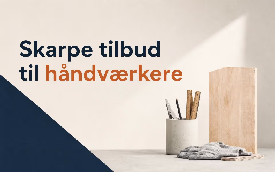 Skarpe tilbud til håndværkere
