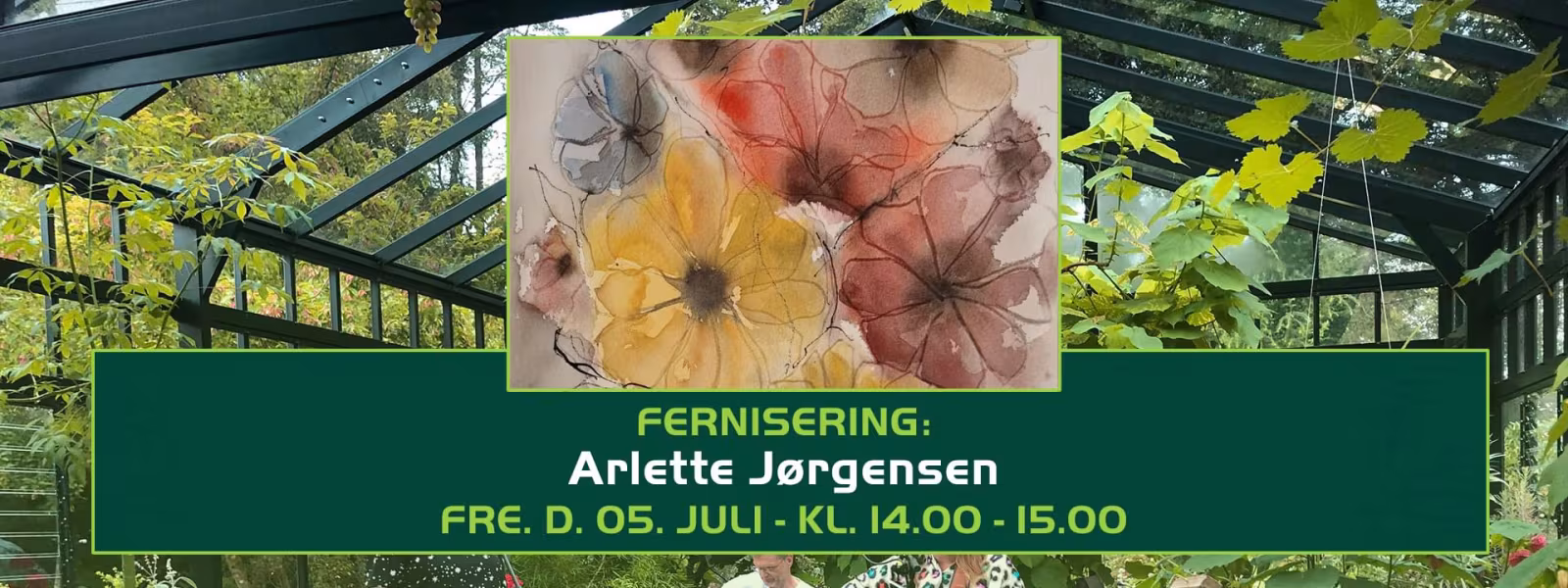 Fernisering Arlette Skodborg-Jørgensens naturafspejlinger