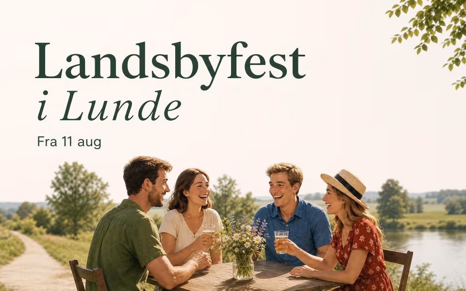 Fra 11 aug: Landsbyfest i Lunde