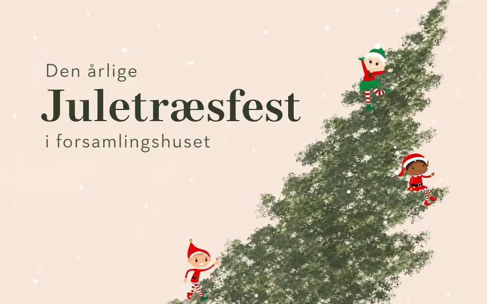 Den årlige Juletræsfest i forsamlingshuset