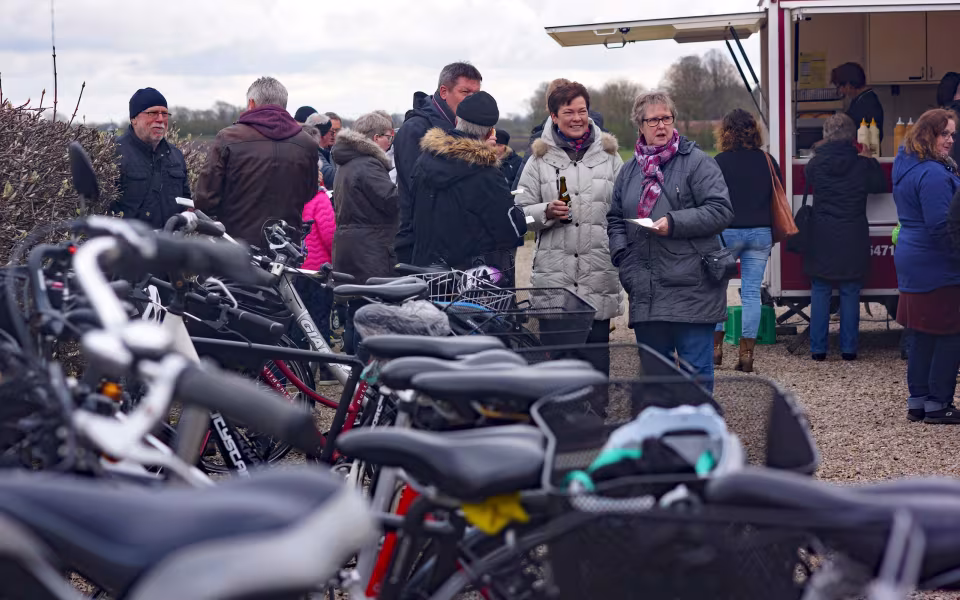 Snoren klippet til Hodde-Tistrup cykelsti
