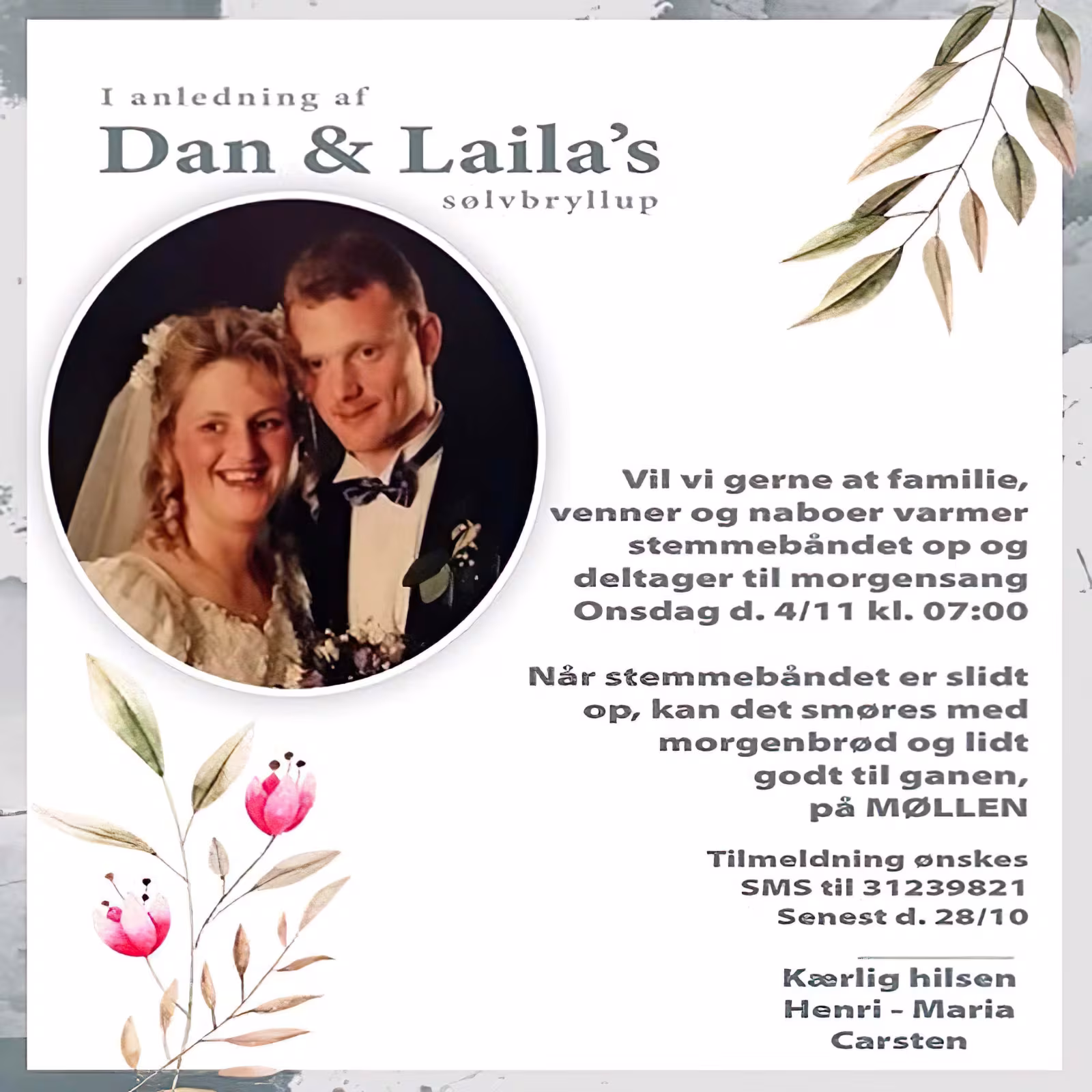 Dan & Lailas sølvbryllup
