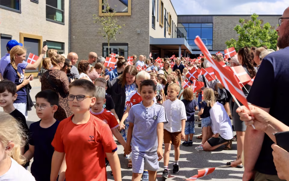 Ferie og udklapning på Frello Skolen