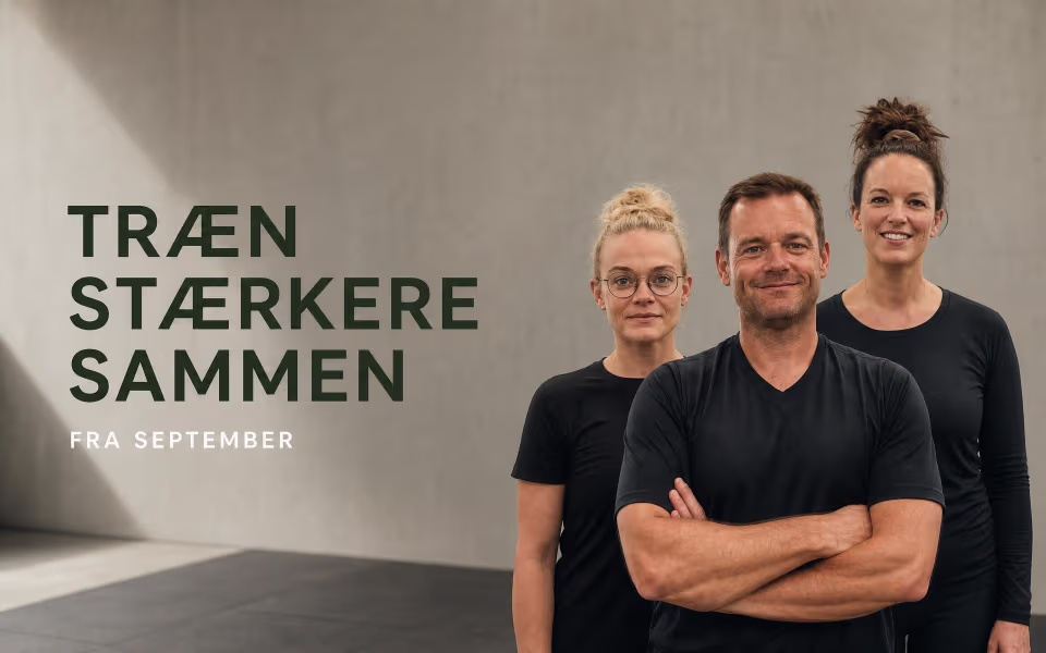 Træn stærkere sammen fra september