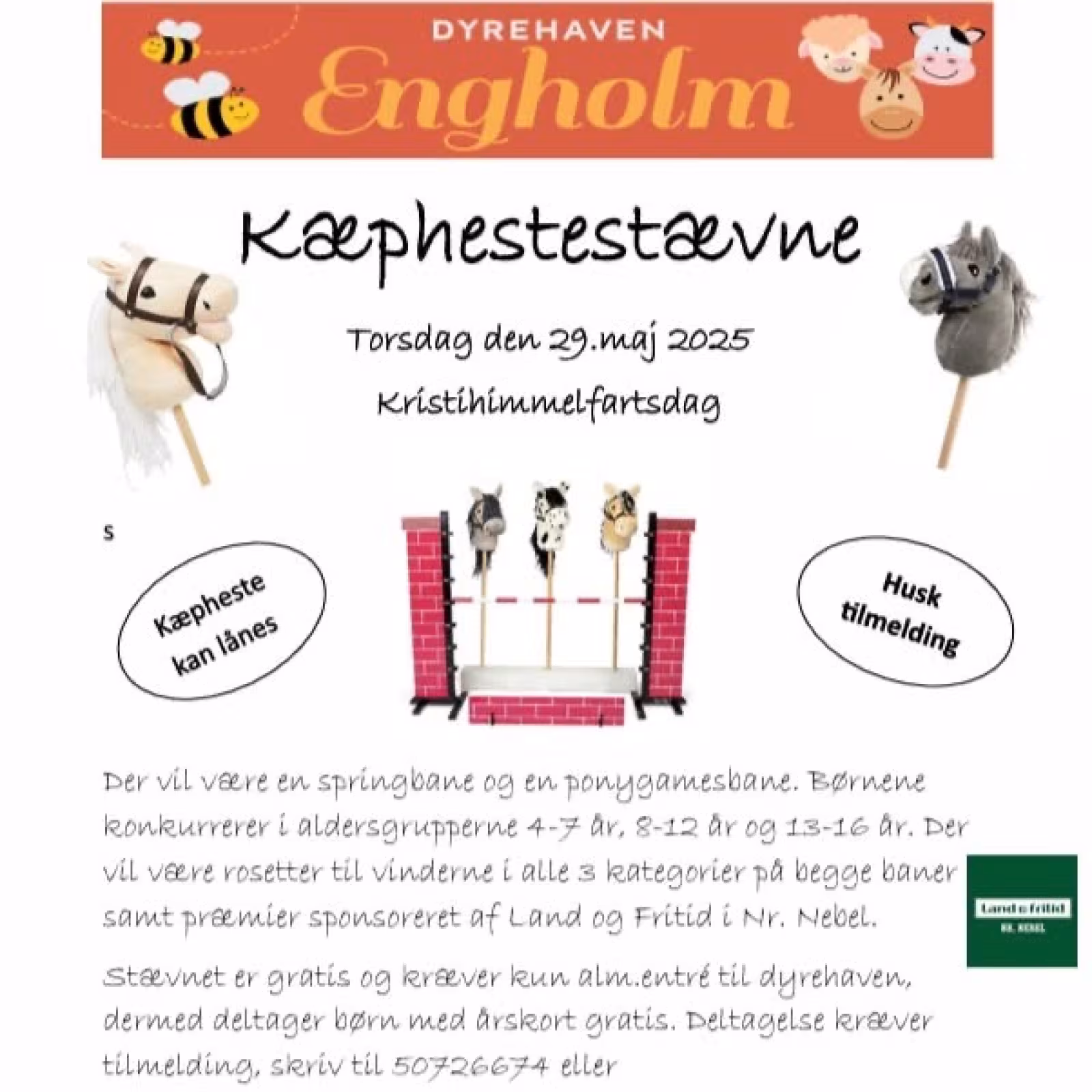 Kæphestekonkurrence i Dyrehaven Engholm