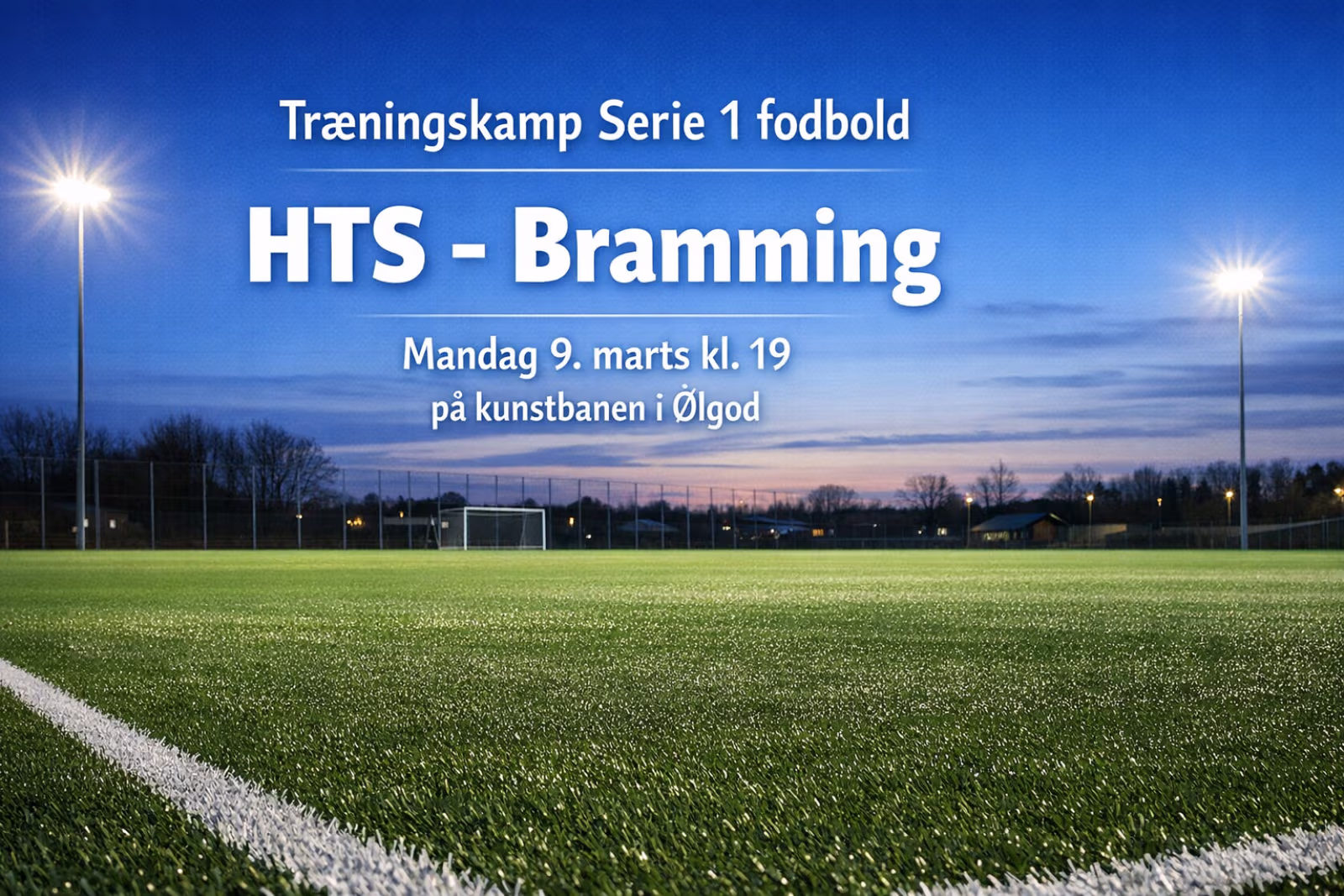Træningskamp serie 1 fodbold, HTS-Bramming