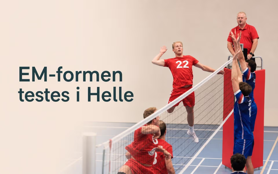 EM-formen testes i Helle