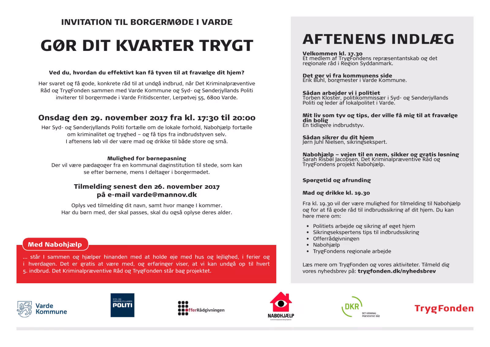 Gør dit kvarter trygt