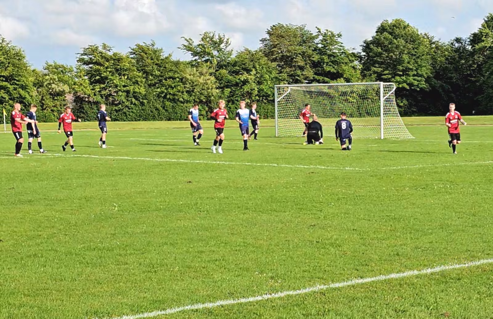 Serie 2 fodbold. HTS vinder 2-1 mod Blåbjerg BK i Outrup.