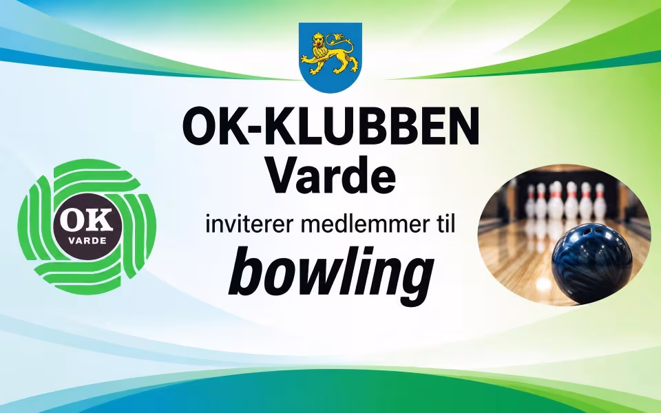 OK-Klubben Varde inviterer medlemmer til bowling