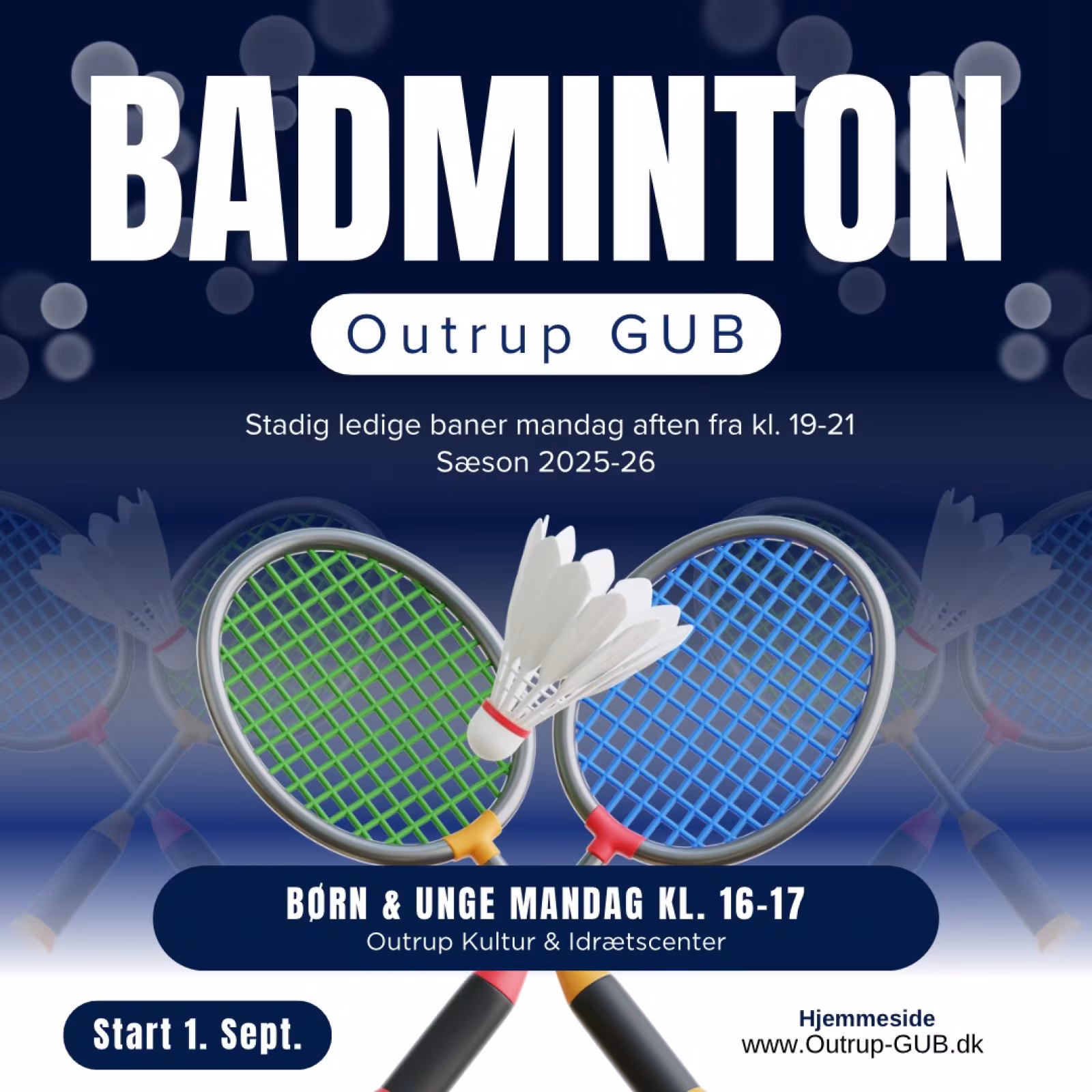 Stadig ledige baner til  Badminton