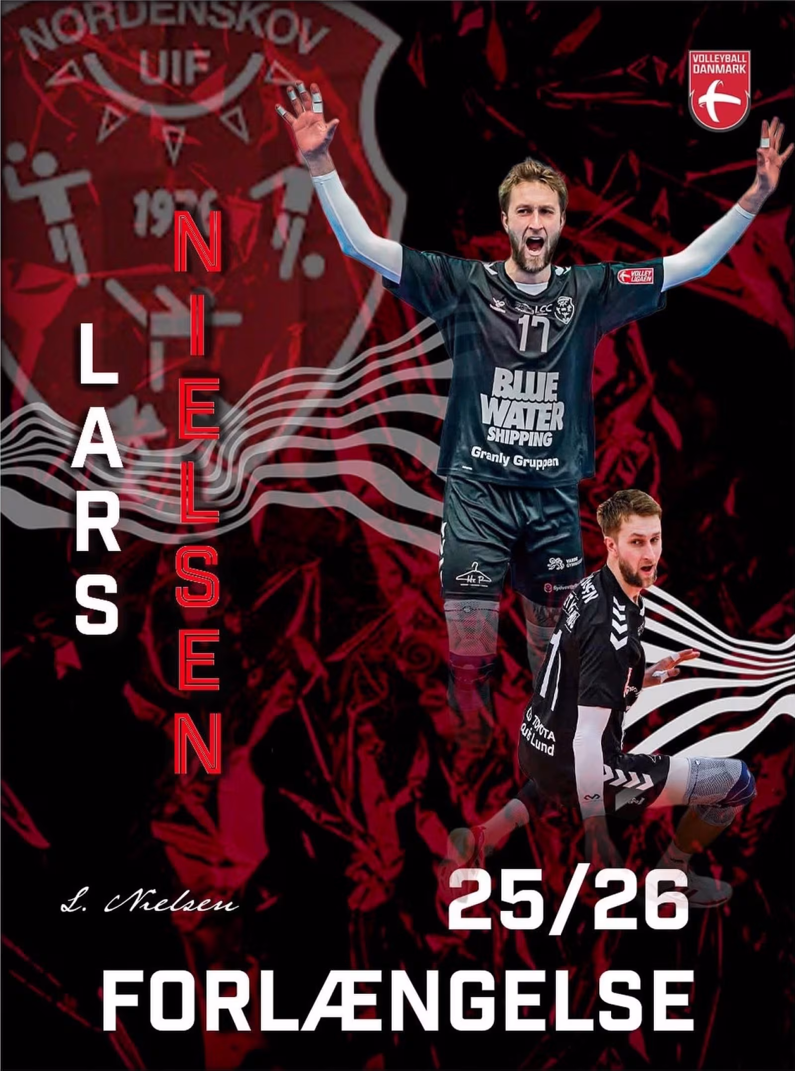 Lars Nielsen fortsætter som libero