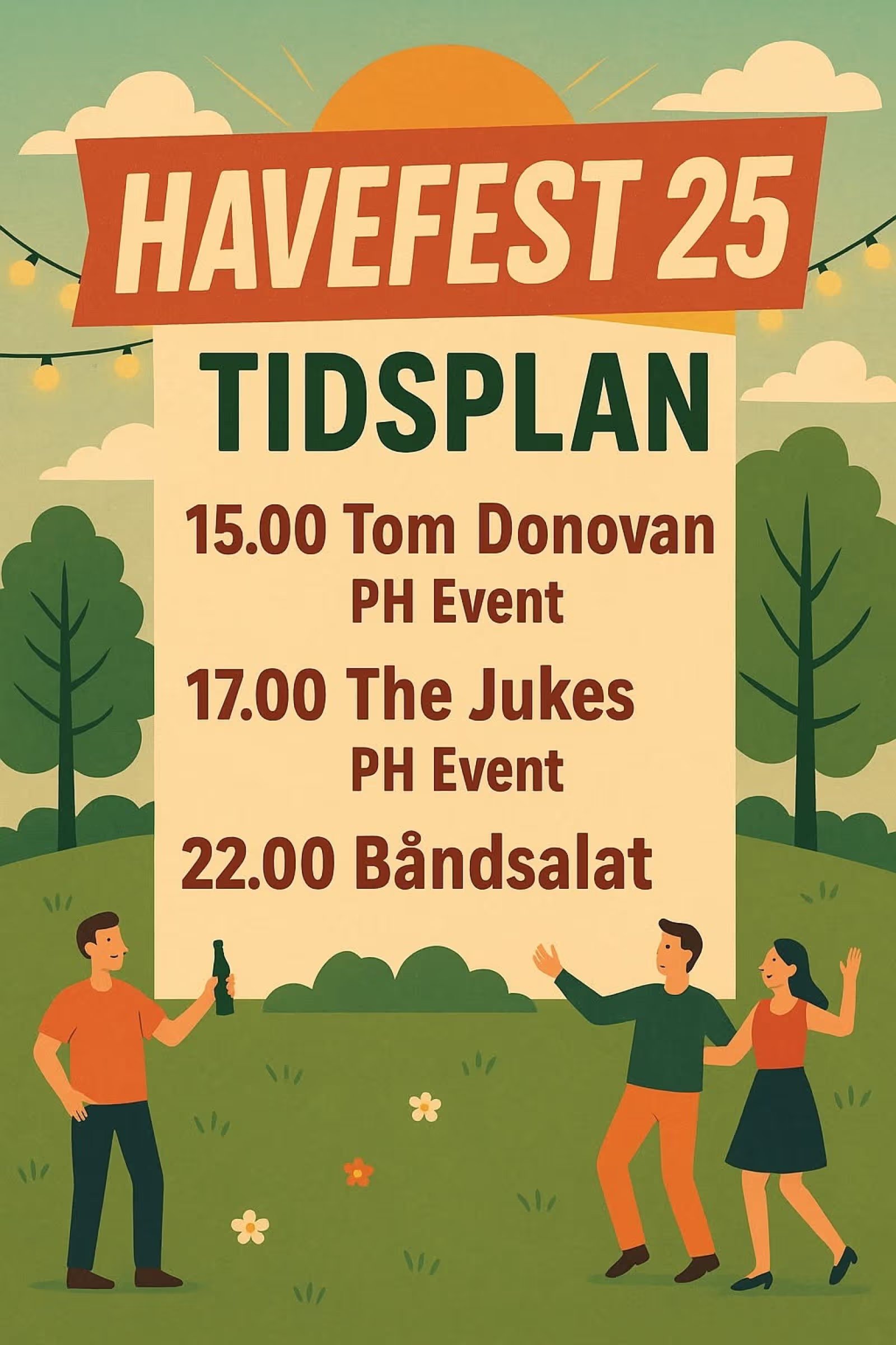 Klar til fest i Outrup