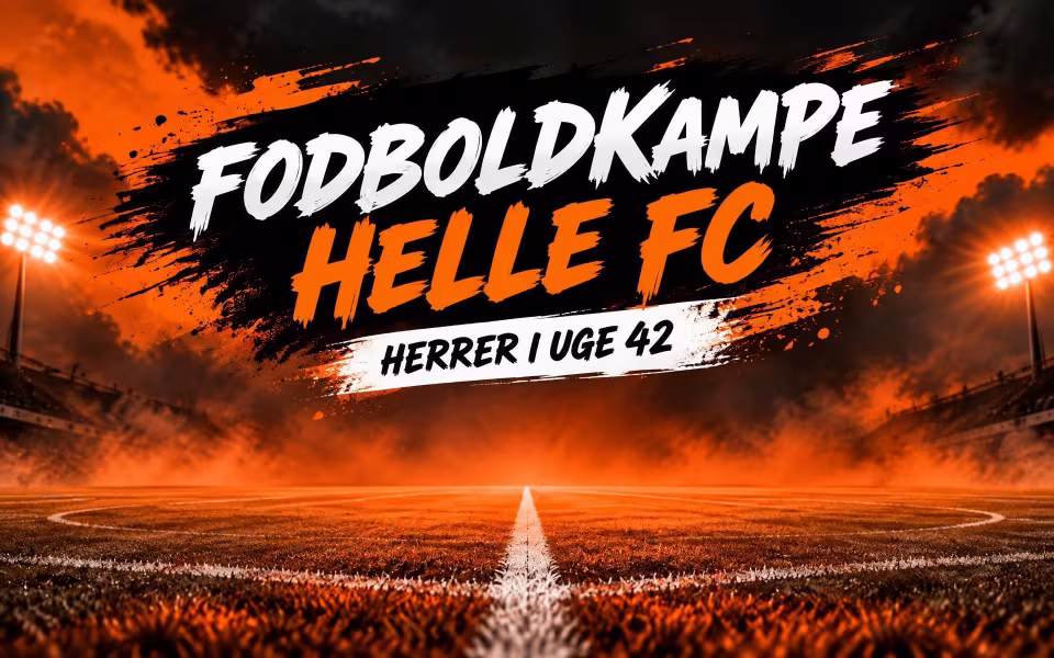 Fodboldkampe Helle FC Herrer i uge 42