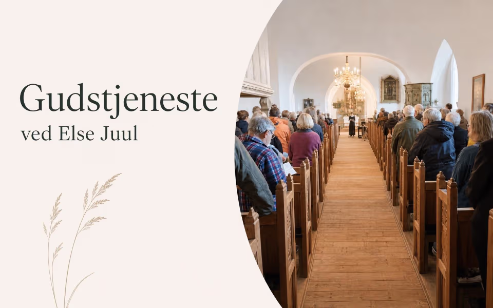 Gudstjeneste ved Else Juul