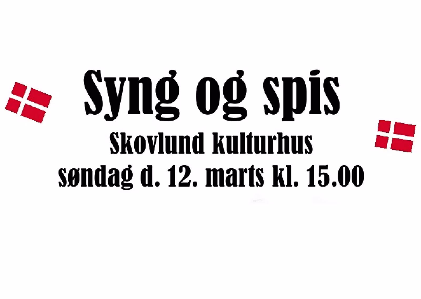 "Syng og Spis"
