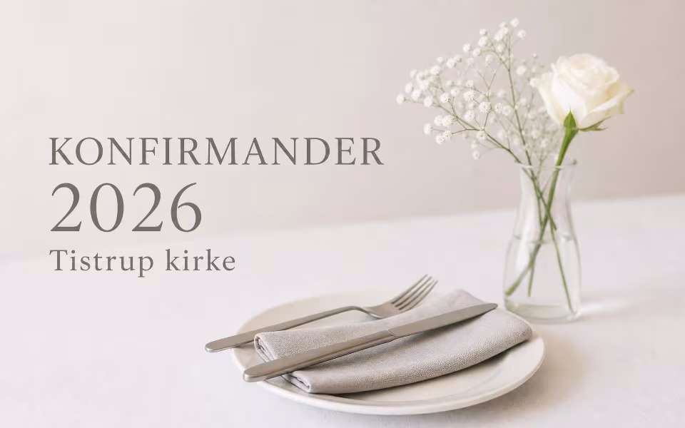 KONFIRMANDER 2026 Tistrup kirke