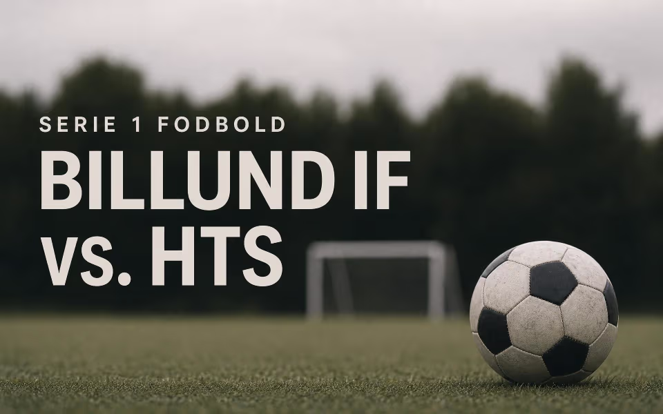 Serie 1 Fodbold: Billund IF vs. HTS