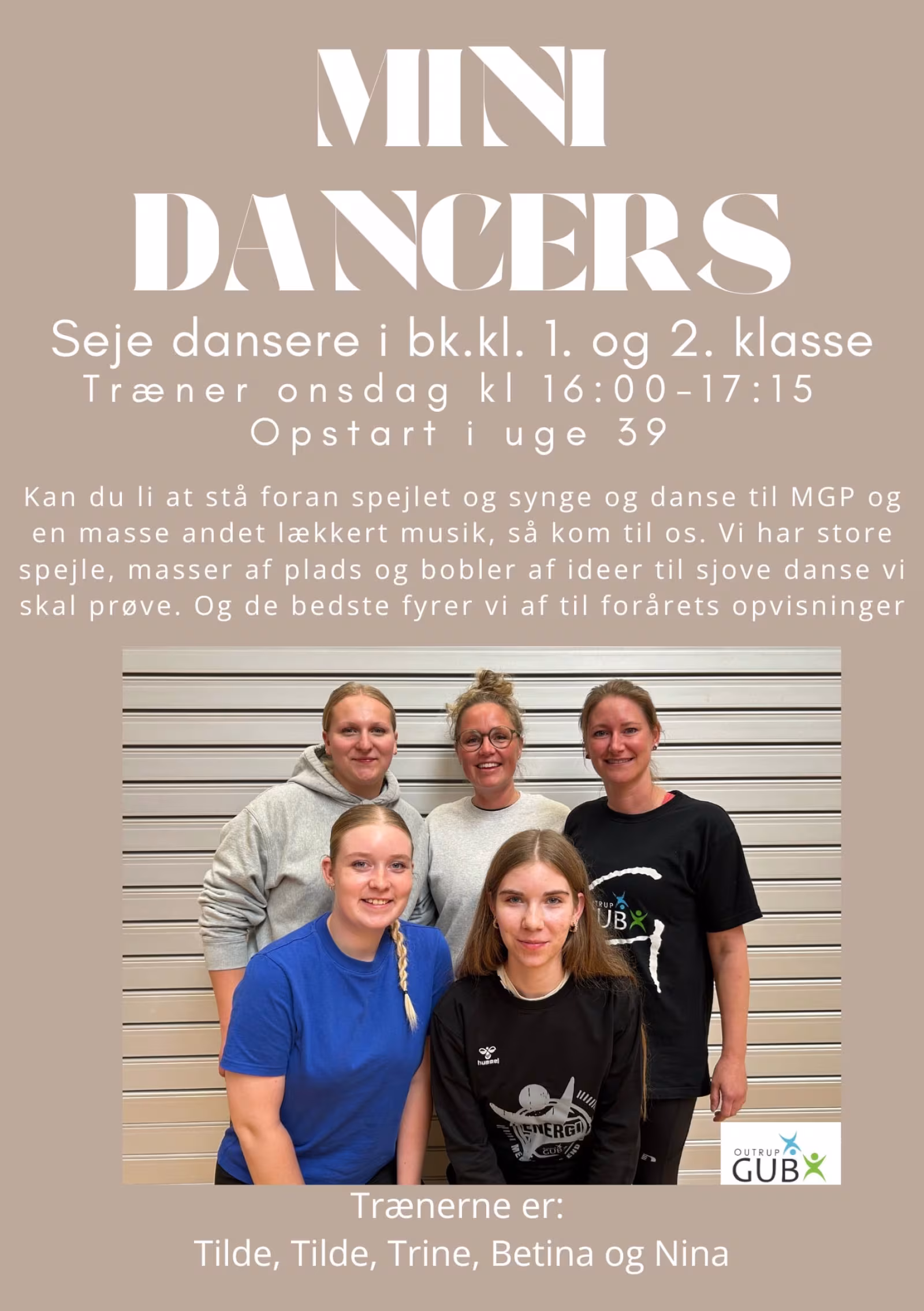 Seje dansere i 1. og 2. klasse