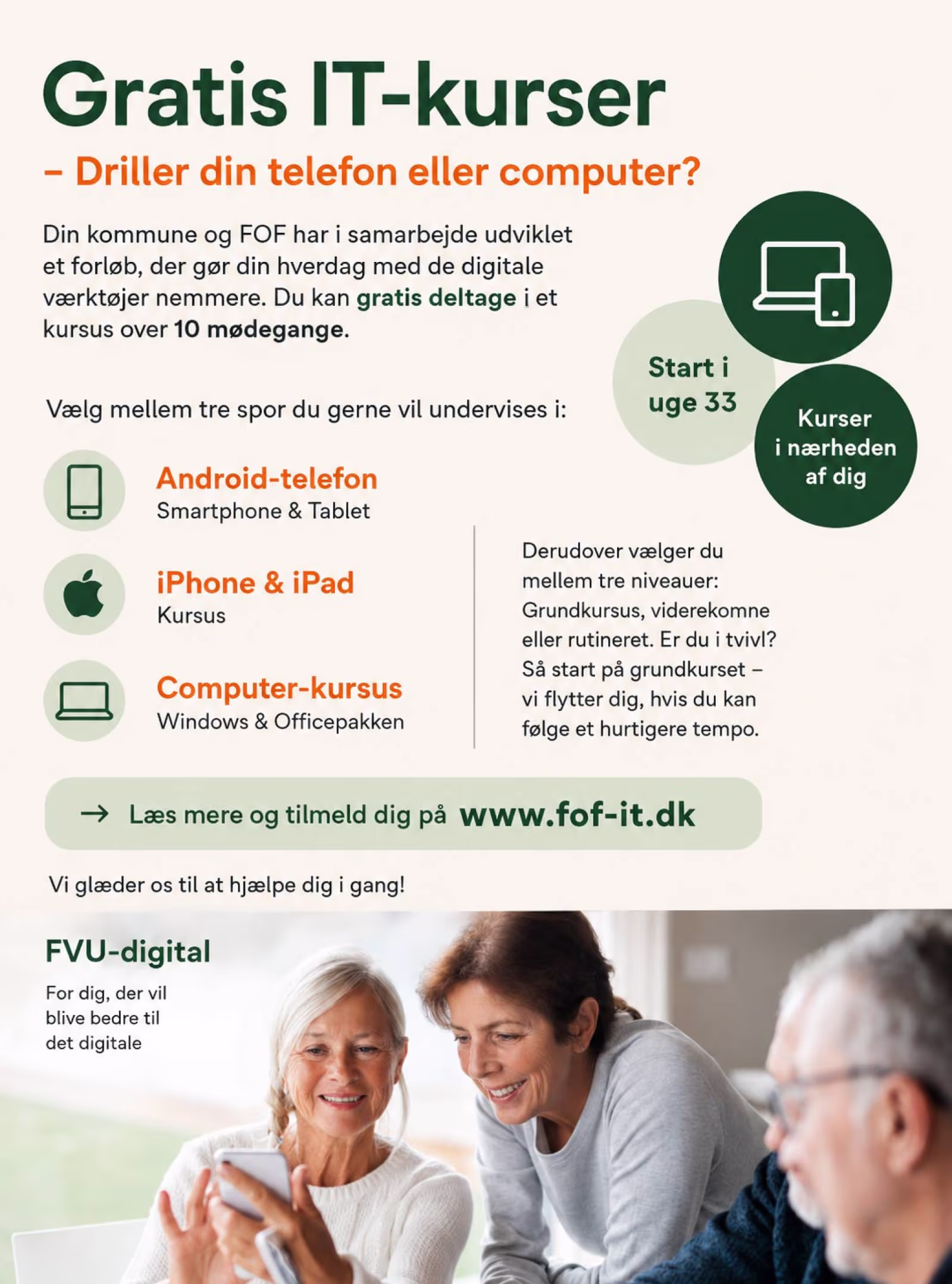 Gratis IT-kurser giver digital tryghed