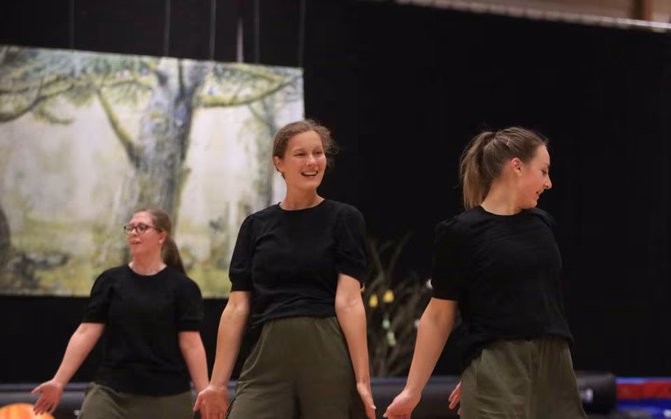 Forårsstemning i Outrup med GUB Gymnastik