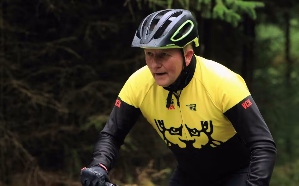 Mountainbike ryttere imponerede trods vådt vejr