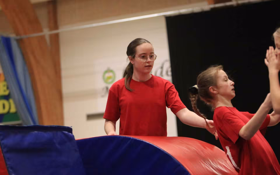 Forårsstemning i Outrup med GUB Gymnastik
