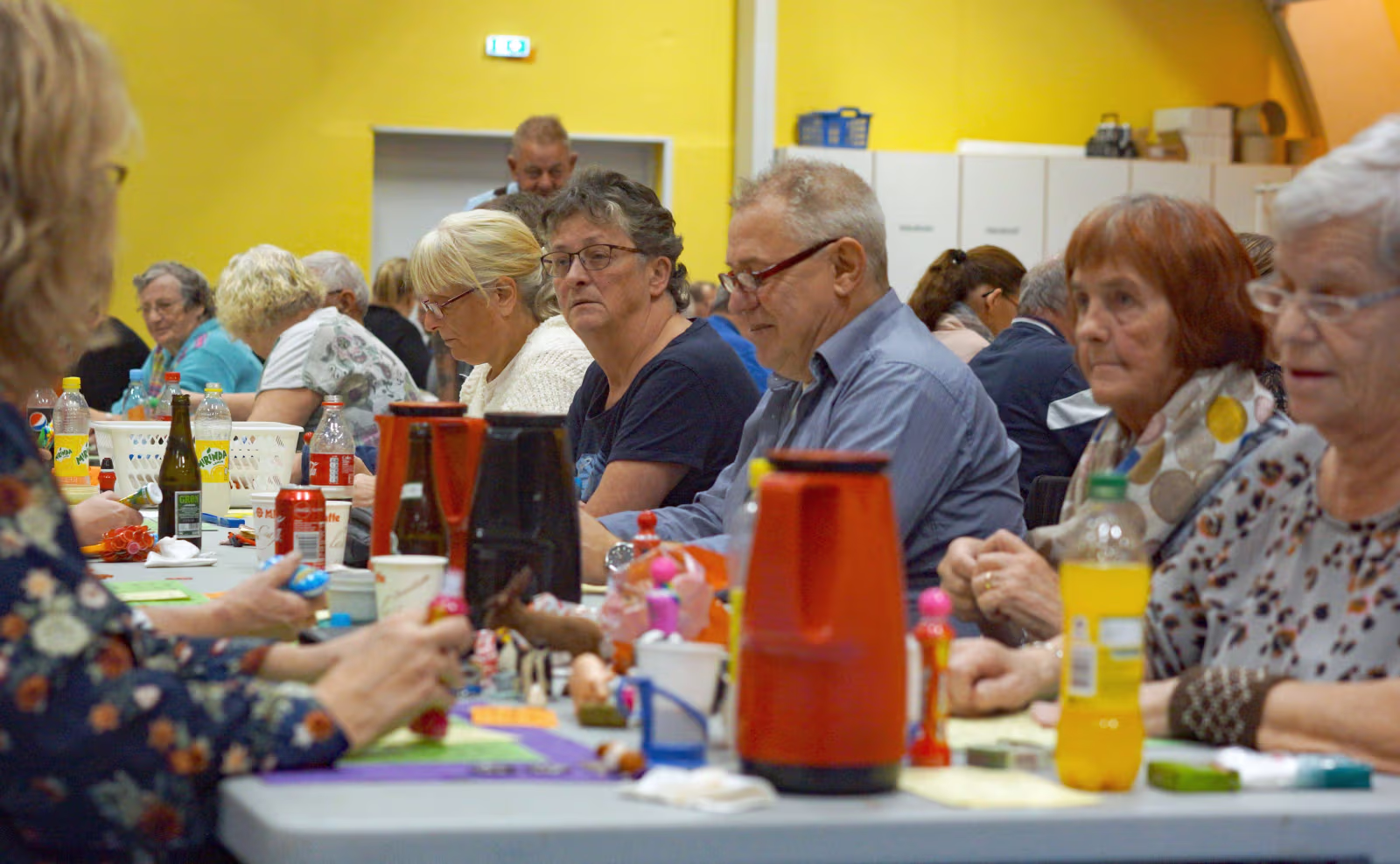 Lørdag eftermiddag blev der spillet grisebanko i Skovlund-Ansager hallen