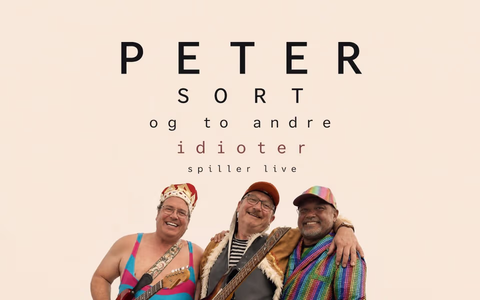 Peter Sort og to andre idioter spiller live