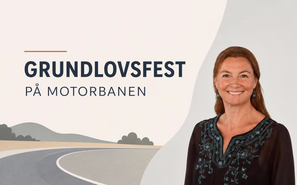 Grundlovsfest på motorbanen