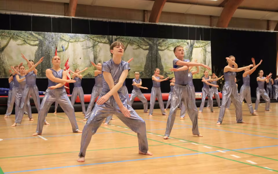 Forårsstemning i Outrup med GUB Gymnastik